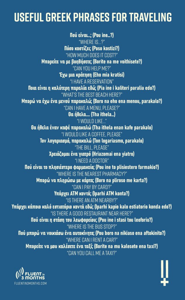 Must-Know Greek Phrases for Travelers and Learners